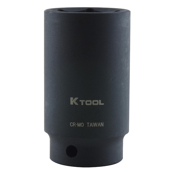 K-Tool International 1/2" Drive Impact Socket black oxide, 1/2"Dr, 1-1/8", 6Pt, Deep KTI-33236 - main